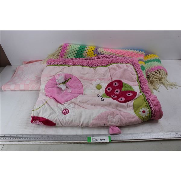 (3) Various Blankets/ Afghans