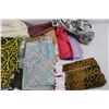 Image 4 : Lot Of Various Fabric Pieces, Christmas Stocking, Misc.