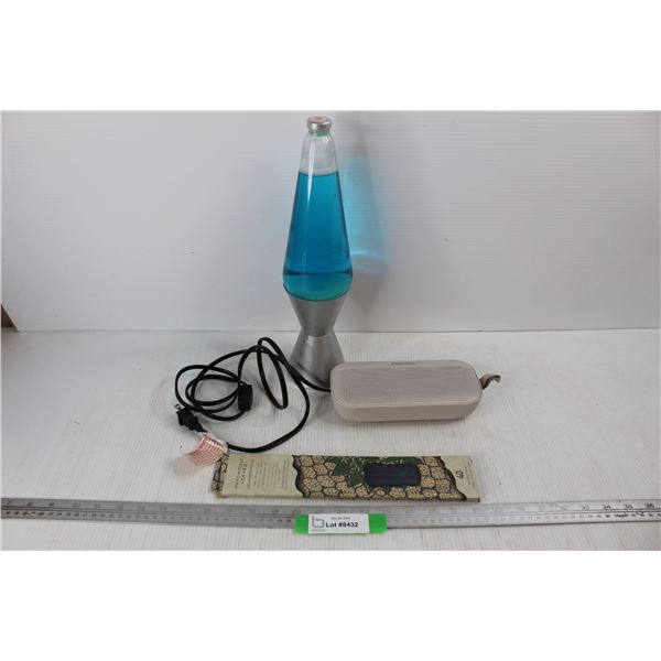 Lava Lamp- Powers On, Bose Bluetooth Speaker, Misc.