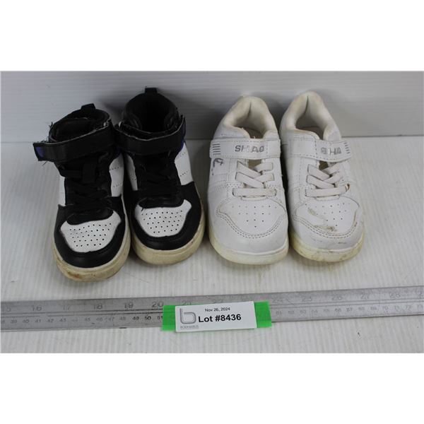 (2) Pairs Of Children's Basketball Style Shoes- Size 6 And 7