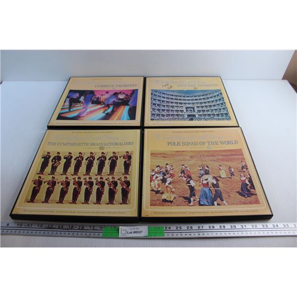 (12) The Family Library of Beautiful Listening Vinyl Records