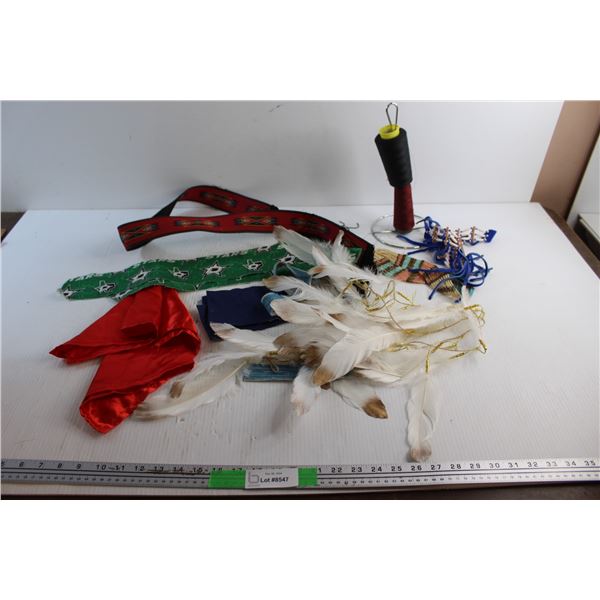 Indigenous Beading, Feathers and Misc.