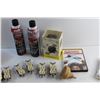Image 13 : Cleaning Wax Sprays, Electric Outlets, Phone Bike Mount, Lock & Door Reinforcer and Misc.