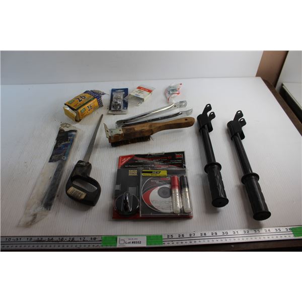 Cable Ties, Hand Saw, Metal Brush, MultiMedia Maintenance Kit, Handles and Misc.