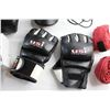 Image 4 : Boxing Gloves, Skip Rope, Lifting Straps, Hand Eye Coordination Ball and Kick Boxing Gear