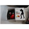 Image 5 : Boxing Gloves, Skip Rope, Lifting Straps, Hand Eye Coordination Ball and Kick Boxing Gear