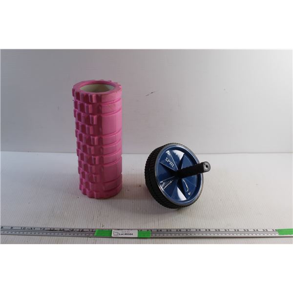 Back Massager and Ab Wheel