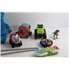 Image 2 : Sesame Street Interactive Toy - Tested, Toy Trucks, Dinosaur Figure, Pet Leash and Misc.