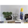 Image 3 : Artificial Plant Decor, Baseball Ball, Books, Spray Sunscreen, Perfume and Misc.