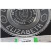 Image 3 : George The Sixth Elizabeth Glass Plate -  Royal Visit Souvenir Canada 1939