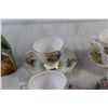 Image 5 : Bird Decoration, Dwarf Decoration, (4) Cups and Saucers