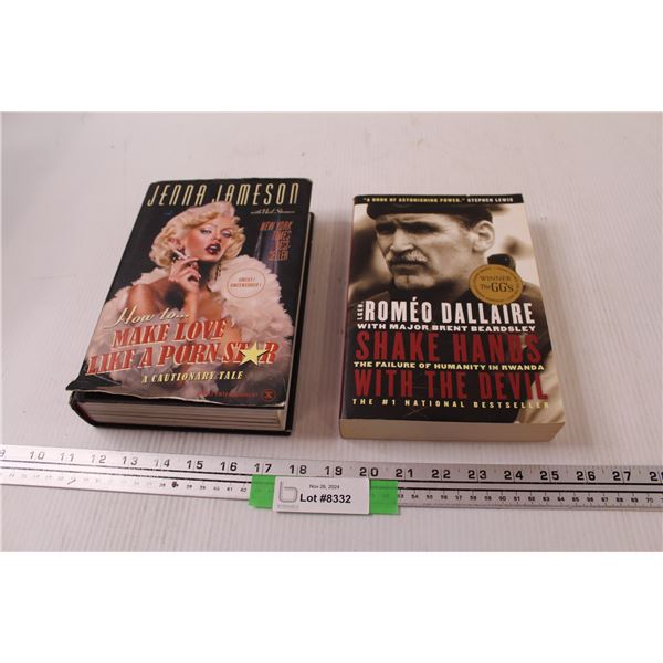 (2) Books: Jenna Jameson & Romeo Dallaire - Shake Hands with the Devil
