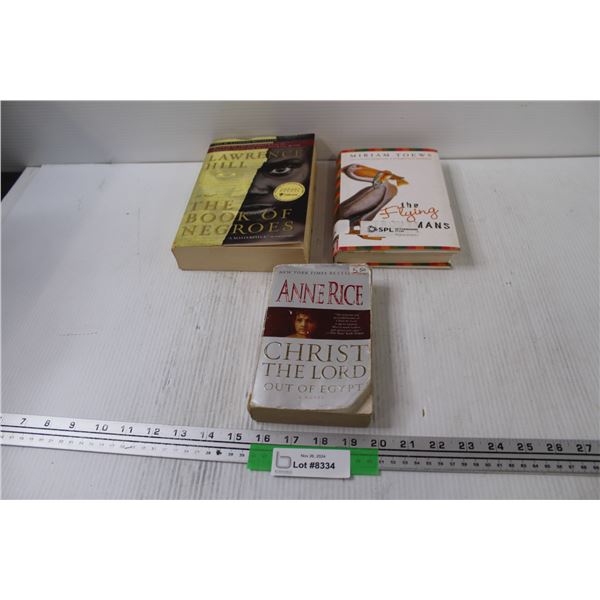 (3) Books: The Book of Negroes, Flying Troutman's, Christ the Lord