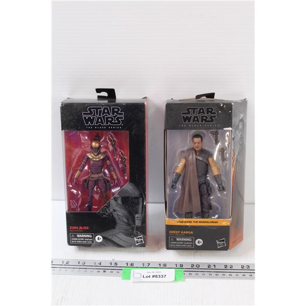 (2) Star Wars Figurines: Zori Bliss & Greef Karga
