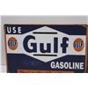 Image 3 : (2) Metal Signs: Gulf & Mobil Oils