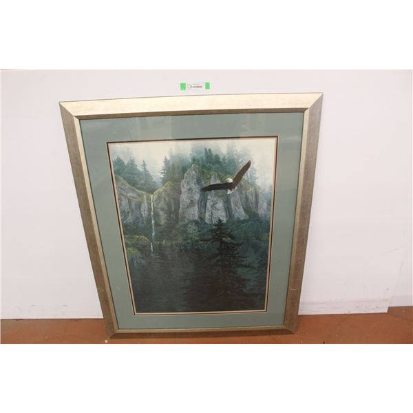 *Nature Eagle Framed Print, 48'' x 44''