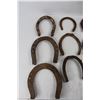 Image 2 : (10) Vintage Horse Shoes Various Sizes