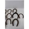Image 3 : (10) Vintage Horse Shoes Various Sizes