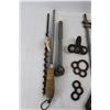 Image 2 : Lot Of Various Vintage Tools, Linesman Crimpers, Drill Bit, Misc.