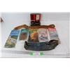 Image 1 : (4) Various Road Maps, Vintage Money belt, Misc.