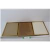 Image 1 : (3) 8'' x 10'' Picture Frames