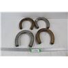Image 1 : (4) Horseshoes, From Horseshoe Game