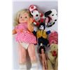 Image 2 : Lot Of Various Dolls/ Stuffies, (3) Snoopy Stuffies, Battery Operated Doll - As is, Misc.