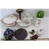 Image 3 : Lot Of Various Items, Fenton Gravy Boat w/ Serving Bowl w/ Lid, (3) Picture Frames, Misc.
