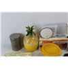 Image 3 : Vintage Skim Milk Cheese Box, Tupperware Container, Starfrit The Cheese Machine Cheese Slicer, Misc.