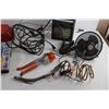 Image 4 : Turbo 6 Battery Charger, Rubber Hammer, 4 Way Crimping Pliers, Desk Fan and Misc.