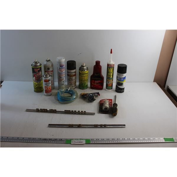 Automotive Sprays and Liquids - Polish, Gloss Protective Enamel and Air Filter Oil, Screwdriver, Tri