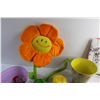 Image 9 : Buckets, Rainbow Ornaments, Desk Clock, Bell Pepper Containers, Flower Decor and Misc.