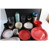 Image 7 : Pitcher, Thermoses, Ceramic Plates, Bowls, Mugs and Cups