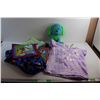 Image 1 : Baby Room Decor, (2) Shirts and a Plush Toy