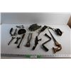 Image 1 : Keyhole Saw, Animal Traps, Wrenches, Horse Goblets, Grain Sample, Fencing Pliers and Misc.