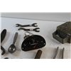 Image 7 : Keyhole Saw, Animal Traps, Wrenches, Horse Goblets, Grain Sample, Fencing Pliers and Misc.