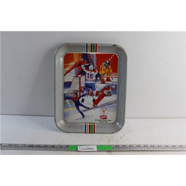 XV Olympic Winter Calgary 1988 Coca Cola Tray