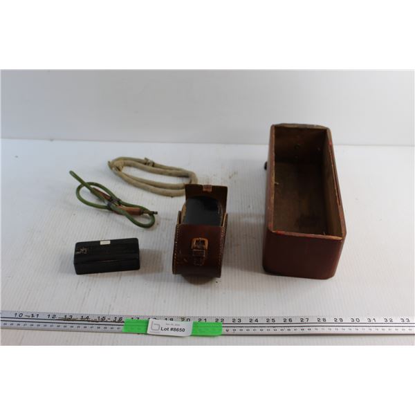 Schick Injector Razor, Shoe Brushes, Sewing Machine Drawer, Cord and String Weights