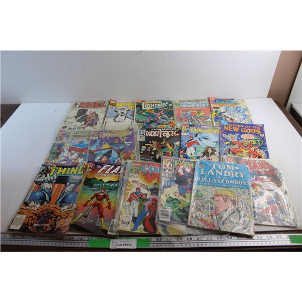 (15+) Comics - Marvel, Return of the New Gods and Excalibur