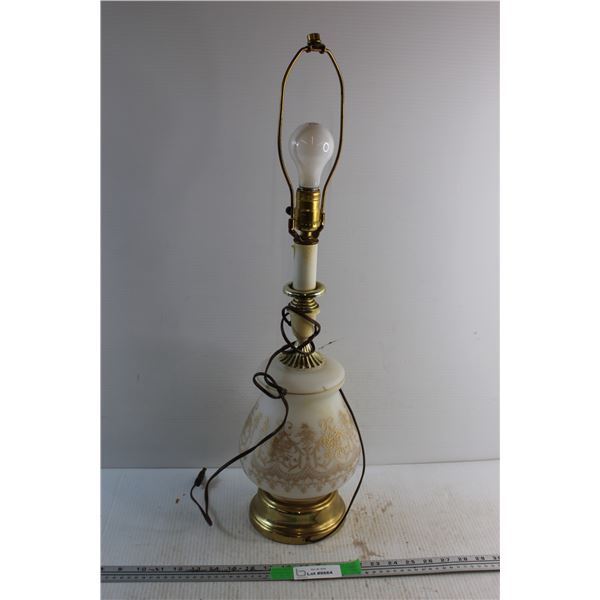 Brass Lamp - As Is, Missing Shade