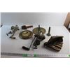 Image 1 : Baseball Glove, Meat Grinders, Funnel, Chimney Cap, Wall Brass Decor and Blade Straightener