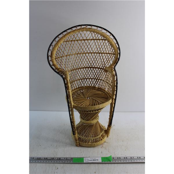 Miniature Woven Chair