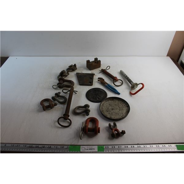 Hitch Pins, Clevises and Adjustable Wrench