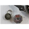 Image 10 : Code Lock, Steel Clamp, Oil Can and Assorted Hardware