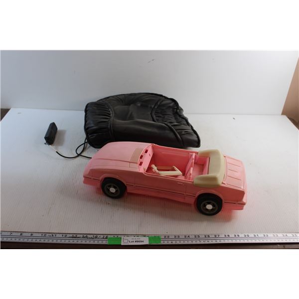 Massage Cushion - As Is and Ford Mustang Car Toy - As Is