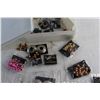 Image 2 : Assorted Jewelry and Plastic Container with Lid