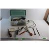 Image 1 : Pliers, Drill Bits, Screwdrivers, Wrenches, Metal Files, Soap Dish, Plastic Container with Lid and A