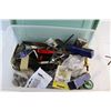 Image 5 : Pliers, Drill Bits, Screwdrivers, Wrenches, Metal Files, Soap Dish, Plastic Container with Lid and A