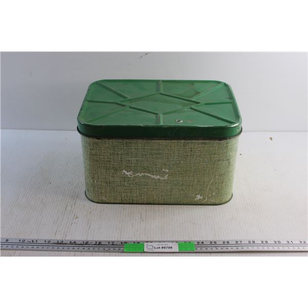 Vintage Storage Tin 13 1/2'' x 8''