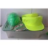 Image 2 : (4) Neon Hats, Plastic Football, Plastic Tub